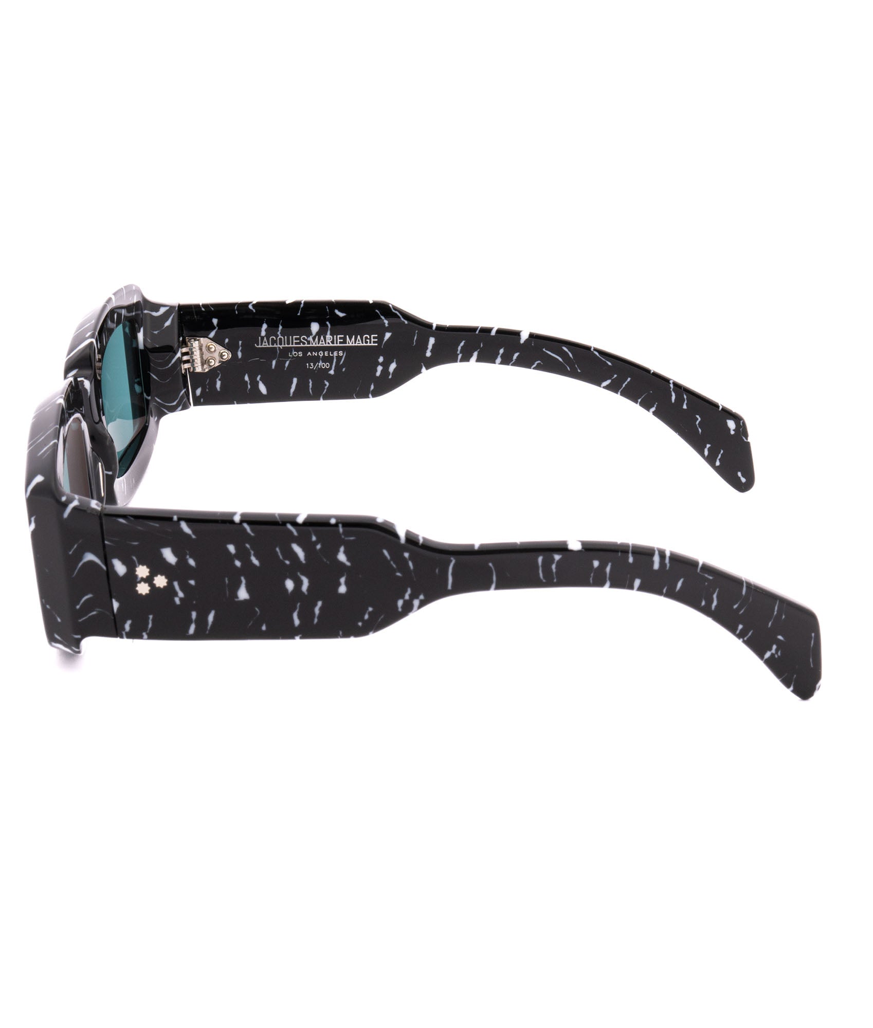 Jacques Marie Mage | RUNAWAY – BLACK MARBLE/GREEN TINT / 50/27/140