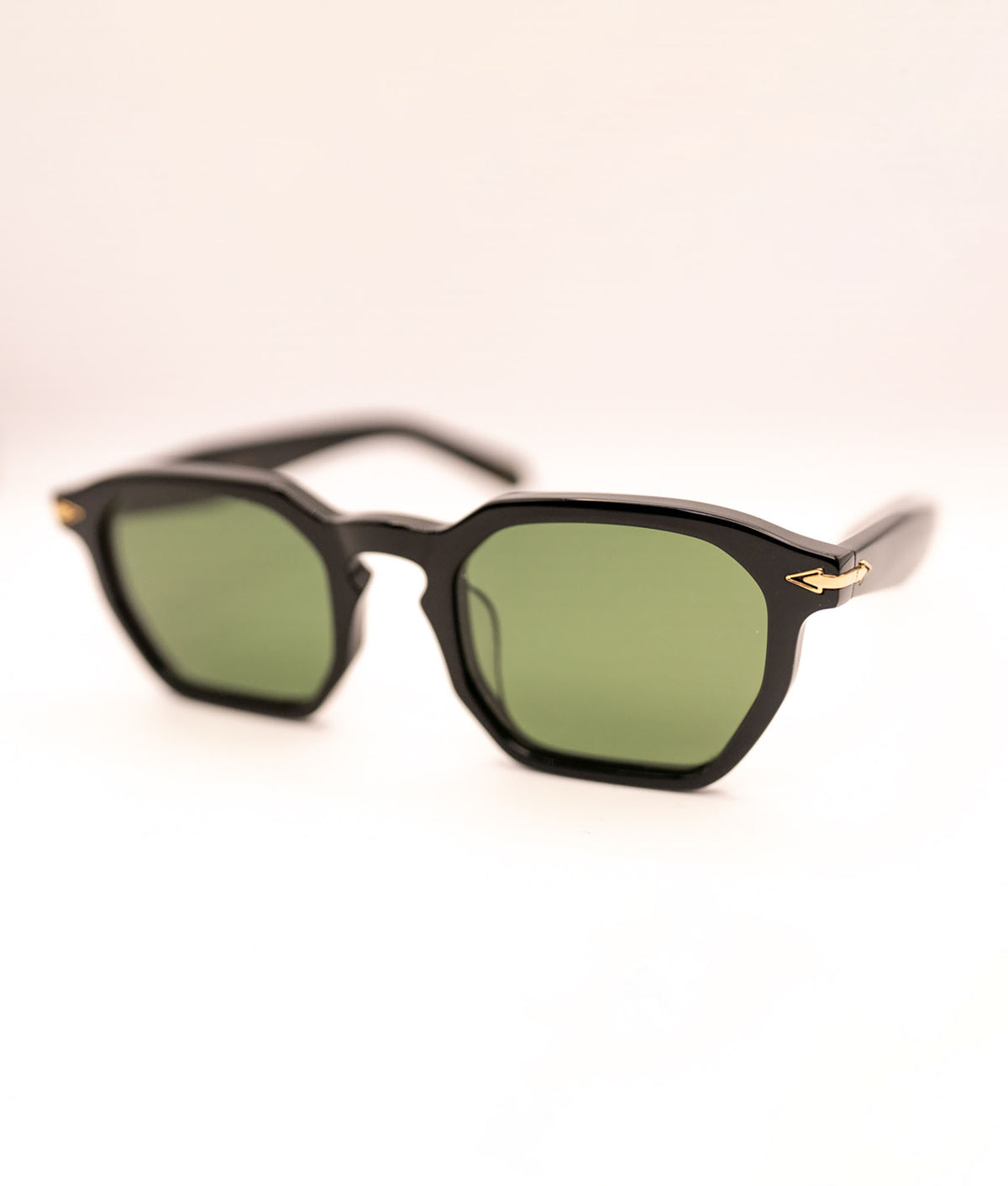 Louis Vuitton Style Trillion Crystal Black Sunglasses