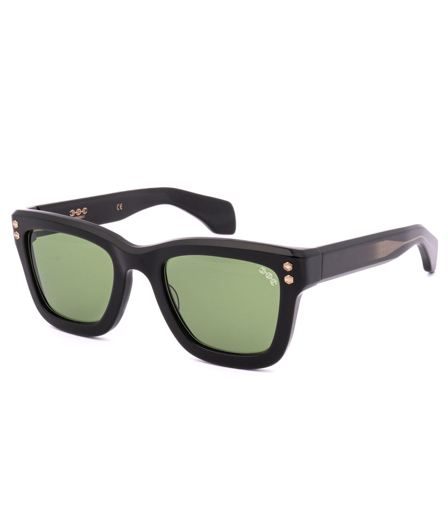 Hoorsenbuhs | BUHS BK I/ BLACK/GREEN TINT/ 50/22/143 – Zuniga Optical