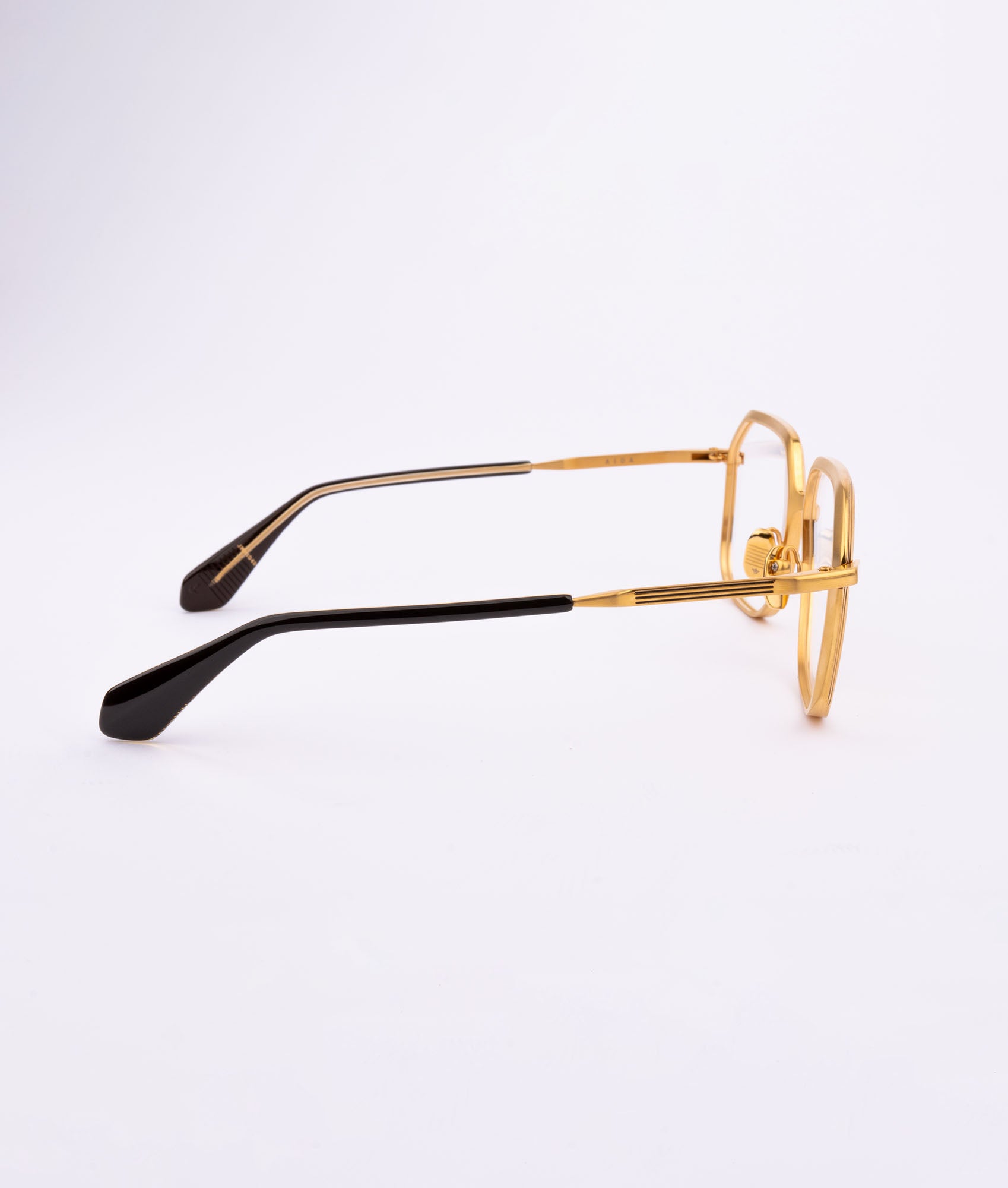 Jacques Marie Mage | AIDA – GOLD/DARK BRONZE/CLEAR LENS / 56/17/145