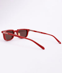 Jacques Marie Mage | LAURENCE / VERMILLION RED/DEEP BROWN / 49/24/130