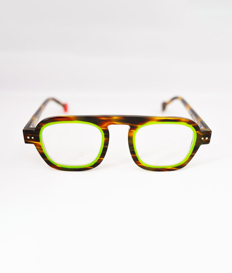 Sabine Be. | Be Factory – BROWN/LIME GREEN 84 / 46/23/145